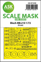 Bloch MB.210 one-sided fit express mask for Special Hobby