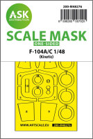 F-104A/C one-sided express fit mask for Kinetic