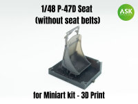 P-47D Seat (without seat belts)