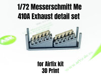 Messerschmitt Me 410A Exhaust detail set for Airfix