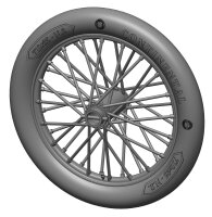 German 710x85 spoked wheels - 1 pair