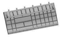 B-17 Bomb Bay Doors - 3D print detail set for HK Models