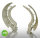 A6M2 Zero open engine cooling flaps with exhausts detail set - ASK 3D print for Eduard