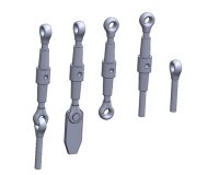 Rigging Turnbuckles - 4 types