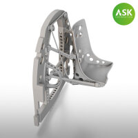 A6M Bulkhead with Seat in MIDDLE position - 3D for Tamiya