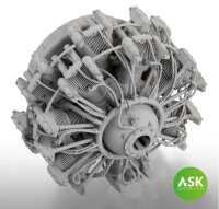 Nakajima Sakae 12 engine - ASK 3D Print for Eduard