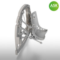 A6M Bulkhead with Seat in BOTTOM position - 3D for Tamiya