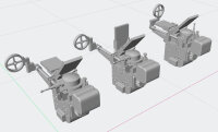 Gun Sight Type 98 - Japan WWII, 3 pc. in three different...