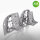 A6M2-K two Bulkheads with Seats set - ASK 3D Print for Eduard
