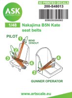 B5N Kate seat belts - 3D printed decals by ASK