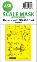 Bf 109E-3 double-sided express fit mask for Hobby Boss