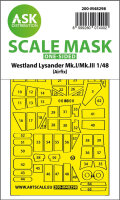 Lysander Mk.I / Mk.III one-sided express fit mask for Airfix