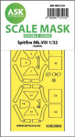 Spitfire Mk.VIII double-sided express fit mask for Tamiya