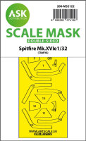 Spitfire Mk.XVIe double-sided express fit mask for Tamiya
