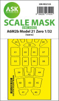 A6M2b Model 21 Zero one-sided express fit mask for Tamiya