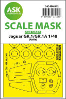 Jaguar GR.1/GR.1A one-sided express fit mask for Airfix