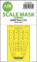 A6M2 Zero one-sided painting mask for Border Model