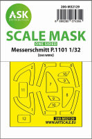 Messerschmitt P.1101  one-sided express fit mask for Das...