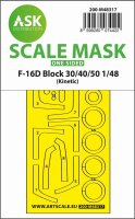 F-16D Block 30/40/50 one-sided fit and self adhesive...