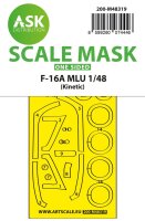F-16A MLU one-sided fit and self adhesive express mask...