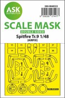 Spitfire Tr.9 double-sided express fit mask for Airfix