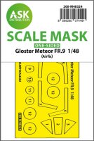 Gloster Meteor FR.9 one-sided fit and self adhesive...