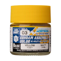 Acrysion GUNDAM ASSEMBLE COLOR (Base Color) (10 ml) Yellow