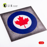 Canada Roundel - Acrylic 3 mm (240 x 240 mm) (190g) (1/72...