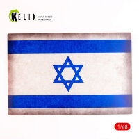Israel Flag - Base - Acrylic 3 mm (410 x 270 mm) (410 g)...