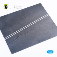 Asphalt road - Base - Acrylic 3 mm (180 x 214 mm) (130 g)