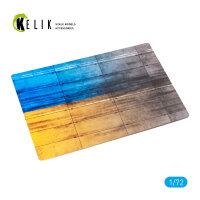 Concrete plates With Ukrainian flag - Acrylic 3 mm (280 x...