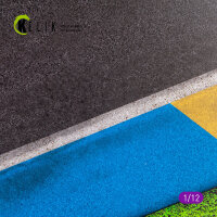 Asphalt road Moto race track type 1  Base - Acrylic 3 mm (180 x 357 mm)