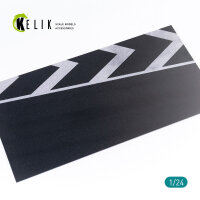 Asphalt road race track Base - Acrylic 3 mm (180 x 357 mm)