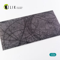 Cracked asphalt Base - Acrylic 3 mm (180 x 357 mm) (210 g)