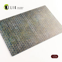 Cobblestone road 1910s-1930s Base - Acrylic 3 mm (280 x...