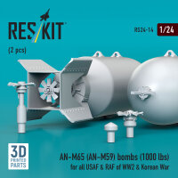 AN-M65 (AN-M59) bombs (1000 lbs) for all USAF & RAF...