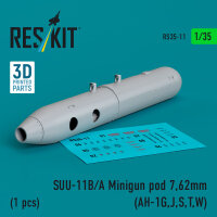 SUU-11B/A Minigun pod 7,62mm (1 pcs) (AH-1G,J,S,T,W) (3D...