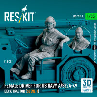 Female driver for US NAVY A/S32A-49 Deck Tractor (scene...