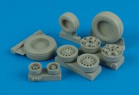 F-16l Sufa weighted wheels for Academy
