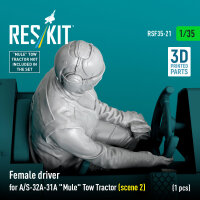 Female driver for A/S-32A-31A Mule Tow Tractor (scene 2)...