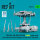 MH-60L, UH-60A, HH-60G folded main rotor with blade fold restraint systems for Kitty Hawk / Zimimodel (3D Printed)