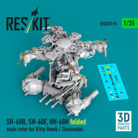 SH-60B, SH-60F, HH-60H folded main rotor for Kitty Hawk /...
