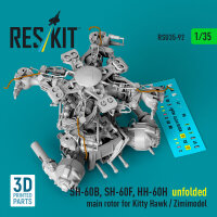 SH-60B, SH-60F, HH-60H unfolded main rotor for Kitty Hawk...
