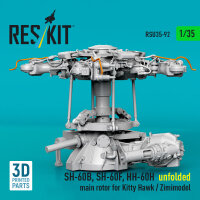 SH-60B, SH-60F, HH-60H unfolded main rotor for Kitty Hawk...