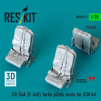 CH-54A (S-64E) Tarhe pilots seats for ICM kit (3 pcs) (3D...