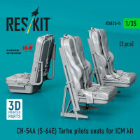 CH-54A (S-64E) Tarhe pilots seats for ICM kit (3 pcs) (3D...