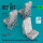CH-54A (S-64E) Tarhe pilots seats for ICM kit (3 pcs) (3D Printed)