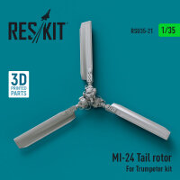 Mi-24 tail rotor for Trumpeter kit (3D printed)