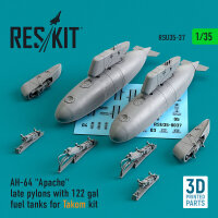 AH-64 Apache late pylons with 122 gal fuel tanks for...