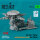 CH-54A Tarhe unfolded main rotor for ICM kit (3D Printed)